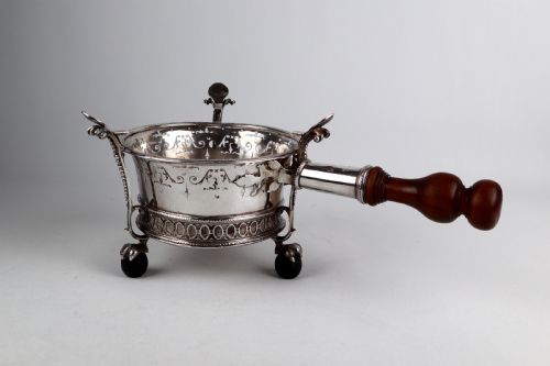 rare 17th century sterling silver brazier charles ii london - CATEGORY: ANTIQUE SILVER - DATED 17TH CENTURY