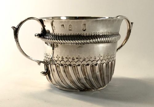BRITANNIA STANDARD SOLID SILVER STERLING PORRINGER BOWL WILLIAM III LONDON 1700 - ADDITIONAL PHOTO 5