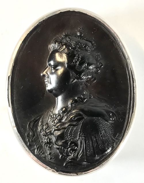 RARE QUEEN ANNE GEORGIAN SOLID SILVER SNUFF BOX JOHN OBRISSET LONDON 1806 - ADDITIONAL PHOTO 7