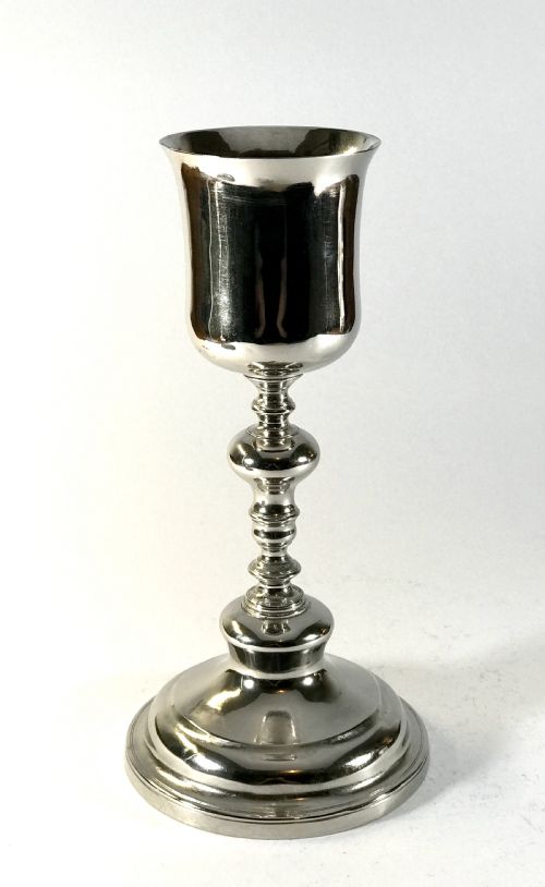 MAGNIFICENT SOLID SILVER CHALICE PORTUGAL PORTO 1843 - ADDITIONAL PHOTO 4