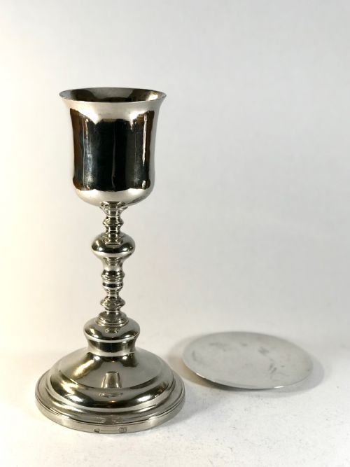 MAGNIFICENT SOLID SILVER CHALICE PORTUGAL PORTO 1843 - ADDITIONAL PHOTO 8