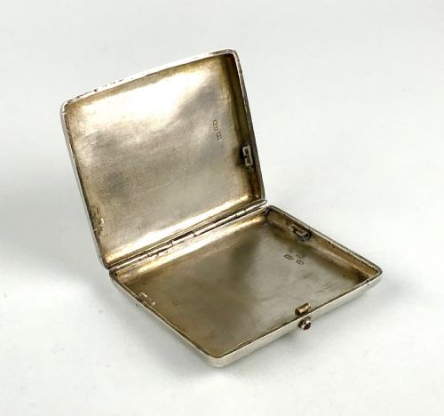 FINE SOLID SILVER CIGARETTE CASE RUSSIAN NIELLO HORSE RACING INTEREST MOSCOW 19TH CENTURY - ADDITIONAL PHOTO 2