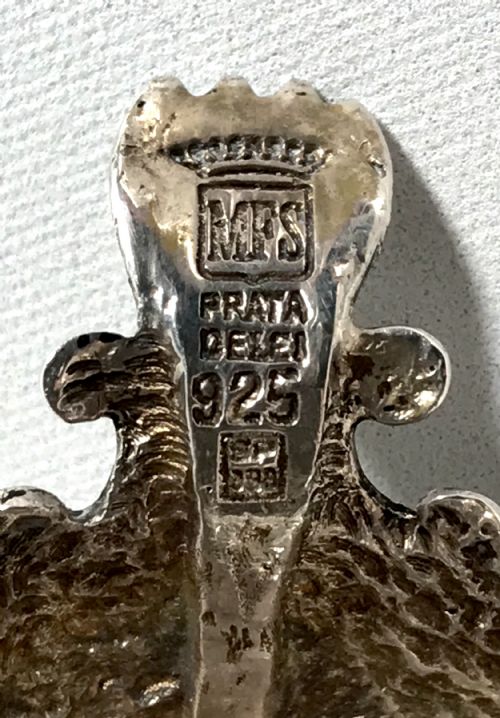 ANTIQUE CONTINENTAL SOLID SILVER STERLING 925 TOOTHPICK HOLDER PETER RABBIT - ADDITIONAL PHOTO 5