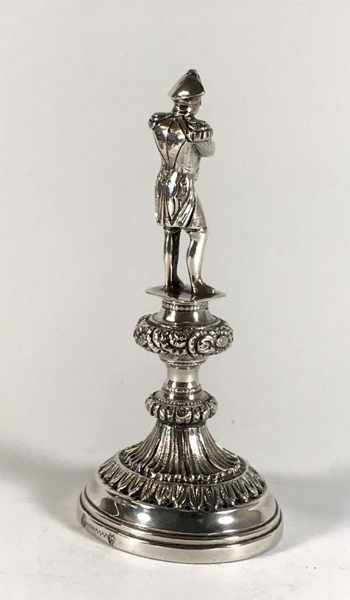 MAGNIFICENT SOLID SILVER TOOTHPICK PORTUGAL PORTO NAPOLEON 19TH C PALITEIRO - ADDITIONAL PHOTO 1