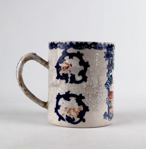 MAGNIFICENT LARGE QIANLONG CHINESE PORCELAIN TANKARD 18TH - ADDITIONAL PHOTO 2