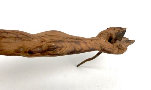 ANTIQUE 18TH CENTURY WOODEN CARVED ITALIAN CORPUS CHRISTI RELIGIOUS FIGURE - ADDITIONAL PHOTO 4