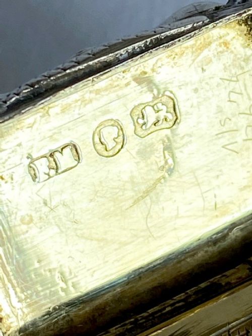 MAGNIFICENT SOLID SILVER STERLING VINAIGRETTE PENDANT GILT 1870 - ADDITIONAL PHOTO 5