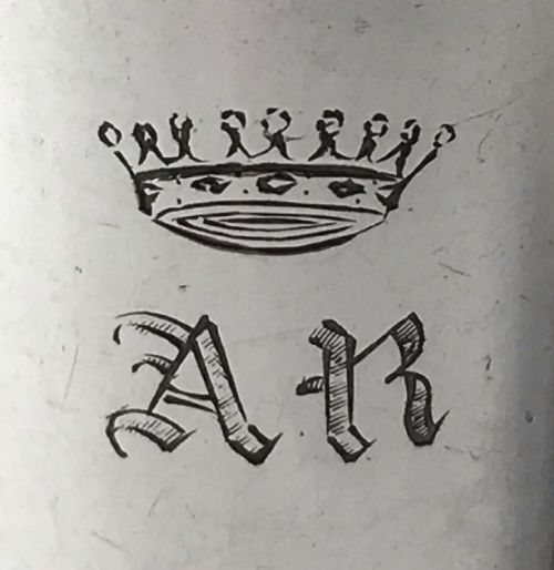 ANTIQUE SOLID SILVER CONTINENTAL 19TH C COIN CASE COUNTER BOX ARMORIAL - ADDITIONAL PHOTO 6
