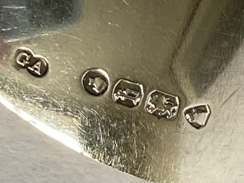 A SET OF 5 SOLID STERLING SILVER APOSTLE TABLE SPOONS 21CM LONDON 1867 406G - ADDITIONAL PHOTO 9