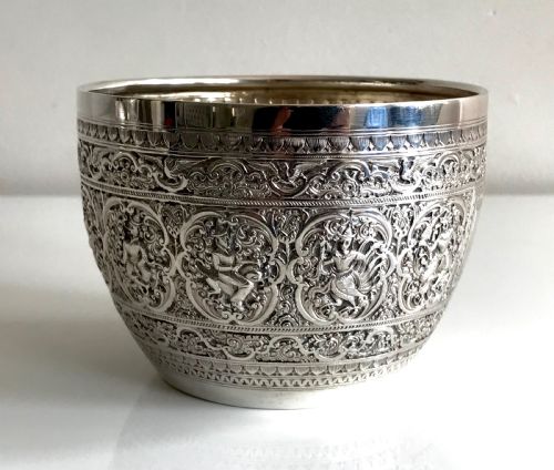 MAGNIFICENT SOLID SILVER STERLING TEA SET GLASGOW CHINOISERIE 1890 - ADDITIONAL PHOTO 5