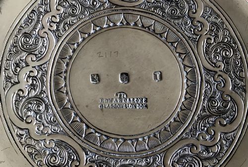 MAGNIFICENT SOLID SILVER STERLING TEA SET GLASGOW CHINOISERIE 1890 - ADDITIONAL PHOTO 7