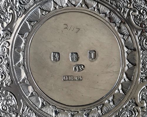MAGNIFICENT SOLID SILVER STERLING TEA SET GLASGOW CHINOISERIE 1890 - ADDITIONAL PHOTO 9