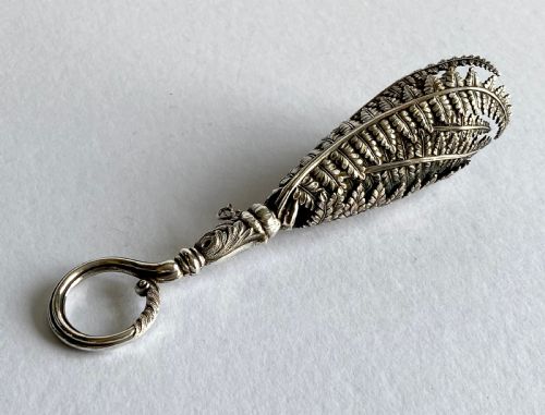SOLID SILVER STERLING VICTORIAN POST HOLDER TISSIE MUSSIE 19TH CENTURY - ADDITIONAL PHOTO 1