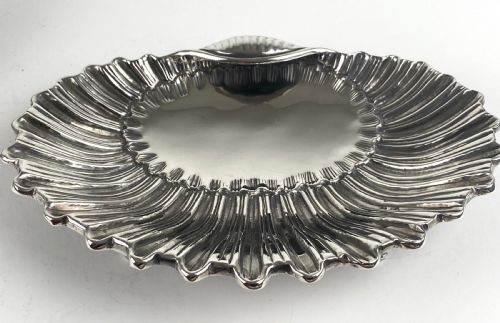 ANTIQUE SOLID SILVER STERLING PORTUGUESE SHELL BOWLS - ADDITIONAL PHOTO 6