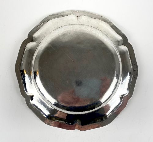 MAGNIFICENT SOLID SILVER STERLING 18TH SPANISH CENTURY PLATESOUS PLAT - ADDITIONAL PHOTO 1