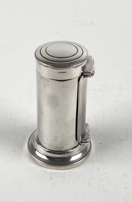 rare antique solid silver dutch nutmeg grater - CATEGORY: ANTIQUE SILVER - DATED 19TH CENTURY