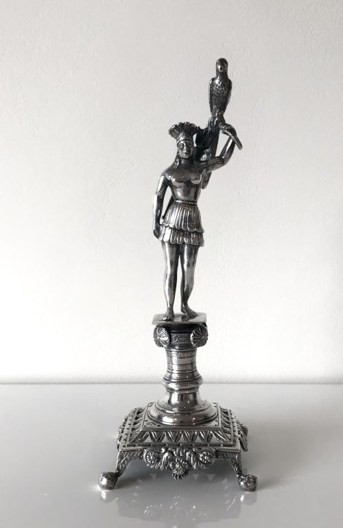 magnificent solid silver sterling toothpick holder portuguese porto paliteiro - CATEGORY: ANTIQUE SILVER - DATED 19TH CENTURY