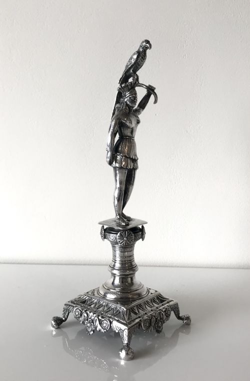 MAGNIFICENT SOLID SILVER STERLING TOOTHPICK HOLDER PORTUGUESE PORTO PALITEIRO - ADDITIONAL PHOTO 1