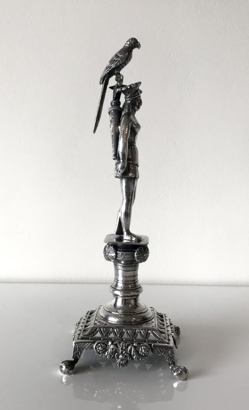 MAGNIFICENT SOLID SILVER STERLING TOOTHPICK HOLDER PORTUGUESE PORTO PALITEIRO - ADDITIONAL PHOTO 2
