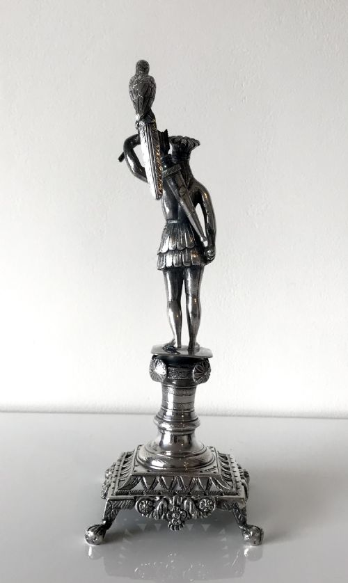 MAGNIFICENT SOLID SILVER STERLING TOOTHPICK HOLDER PORTUGUESE PORTO PALITEIRO - ADDITIONAL PHOTO 3
