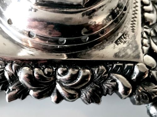 MAGNIFICENT SOLID SILVER NEPTUNE TOOTHPICK HOLDER PORTUGUESE PORTO PALITEIRO CIRCA 1845 - ADDITIONAL PHOTO 8