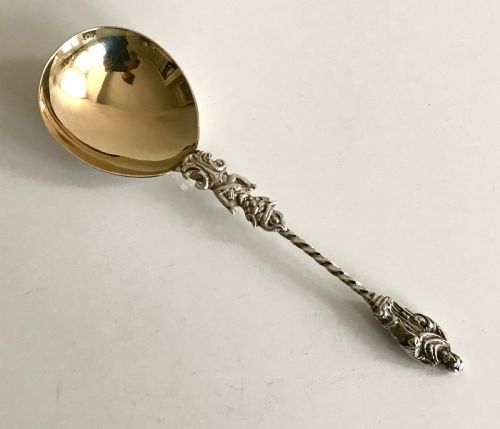 VICTORIAN BOXED SOLID SILVER STERLING NOVELTY APOSTLE AND DEVIL GILT SPOONS - ADDITIONAL PHOTO 3