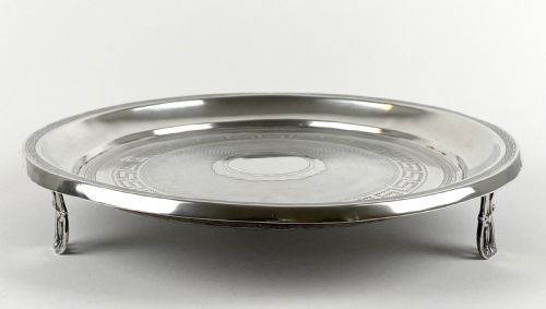 MAGNIFICENT SOLID SILVER STERLING PORTUGUESE SALVER - ADDITIONAL PHOTO 7