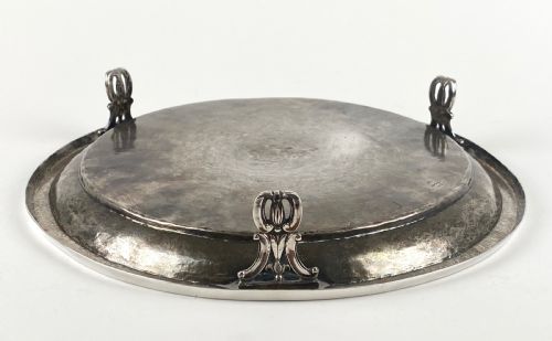 MAGNIFICENT SOLID SILVER STERLING PORTUGUESE SALVER - ADDITIONAL PHOTO 12