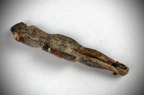 ANTIQUE BONE 16TH CENTURY CORPUS CHRISTI CHRIST - ADDITIONAL PHOTO 5