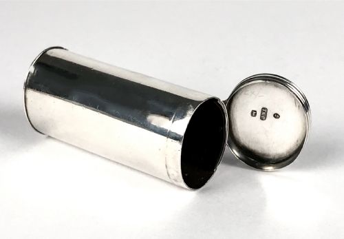 KING WILLIAM IV SOLID SILVER NUTMEG GRATER LONDON 1838 - ADDITIONAL PHOTO 4