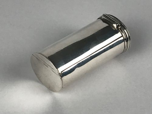 KING WILLIAM IV SOLID SILVER NUTMEG GRATER LONDON 1838 - ADDITIONAL PHOTO 5
