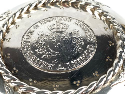 RARE SOLID SILVER FRENCH 18TH C TASTEVIN 277G PARIS 1764 WINE TASTER LOUIS XV - ADDITIONAL PHOTO 8