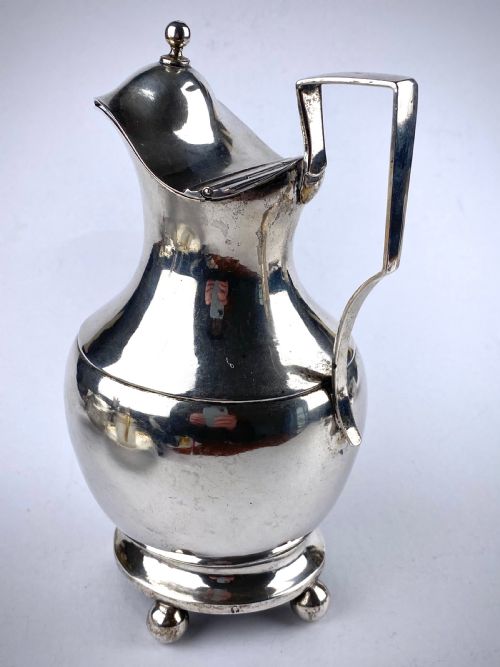 MAGNIFICENT SOLID SILVER PORTUGUESE LISBON WINE JUG 1810 DOMINGO DOS REIS - ADDITIONAL PHOTO 1