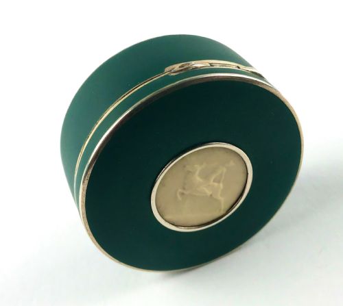 MAGNIFICENT SOLID SILVER PILL TRINKET BOX AUSTRO HUNGARIAN ART DECO - ADDITIONAL PHOTO 3