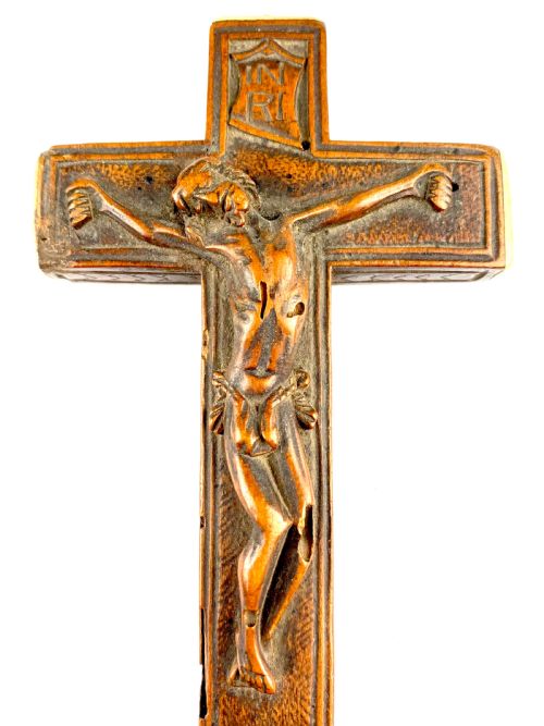 ANTIQUE RELIQUARY RELIC GERMAN 18TH CENTURY RELIGIOUS - ADDITIONAL PHOTO 1