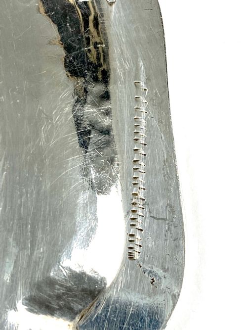 MAGNIFICENT SET 5 SOLID SILVER STERLING DINNER PLATES 2405G SPAIN 18TH GEORGIAN - ADDITIONAL PHOTO 6