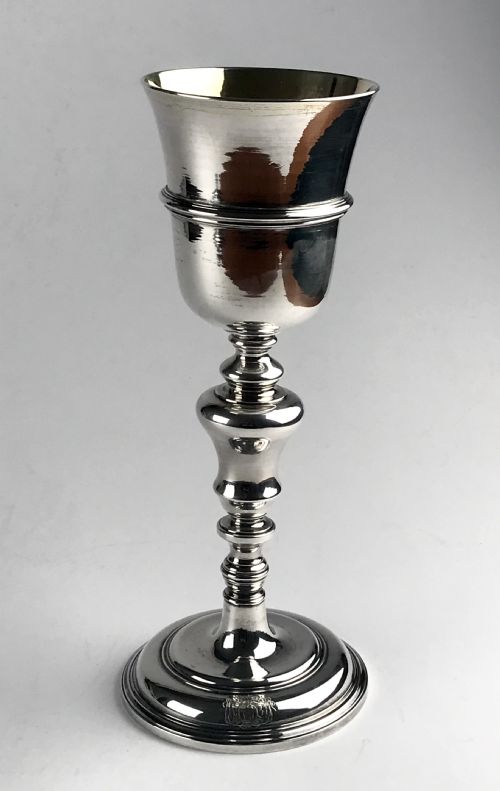 magnificent rare chalice french 18th c solid silver gilt religious - CATEGORY: ANTIQUE SILVER - DATED 18TH CENTURY