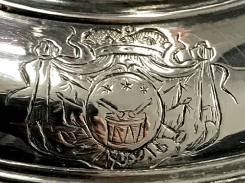 MAGNIFICENT RARE CHALICE FRENCH 18TH C SOLID SILVER GILT RELIGIOUS - ADDITIONAL PHOTO 7