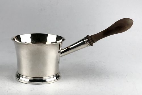 georgian solid silver sterling brandy pan london 1782 walter brind 260g - CATEGORY: ANTIQUE SILVER - DATED 18TH CENTURY