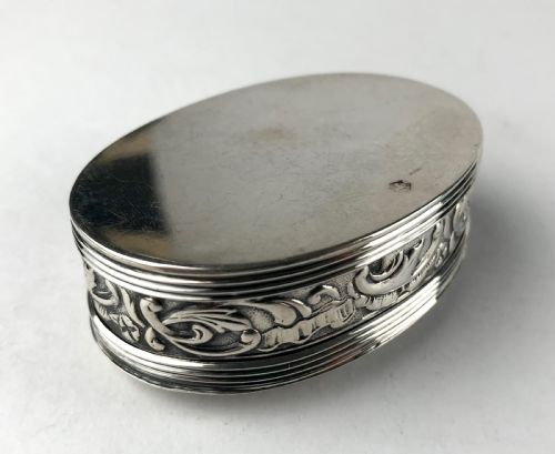 ANTIQUE SOLID SILVER DUTCH 19TH C SNUFF BOX GEORGIAN PERIOD REMBRANDT NIGHTWATCH - ADDITIONAL PHOTO 3