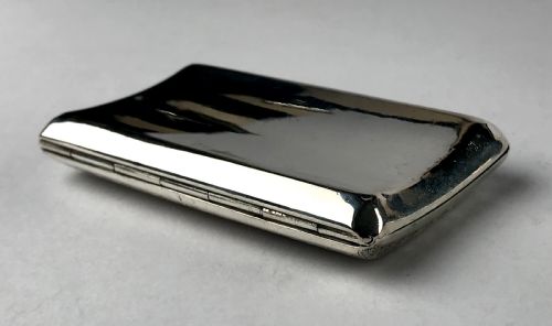 FINE ANTIQUE SOLID SILVER SNUFF BOX AUSTRIA 19TH C GEORGIAN PERIOD 57G LION - ADDITIONAL PHOTO 2