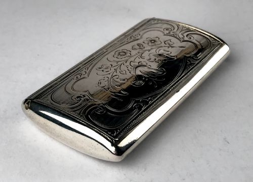FINE ANTIQUE SOLID SILVER SNUFF BOX AUSTRIA VIENNA 19TH C GEORGIAN PERIOD 75G - ADDITIONAL PHOTO 1