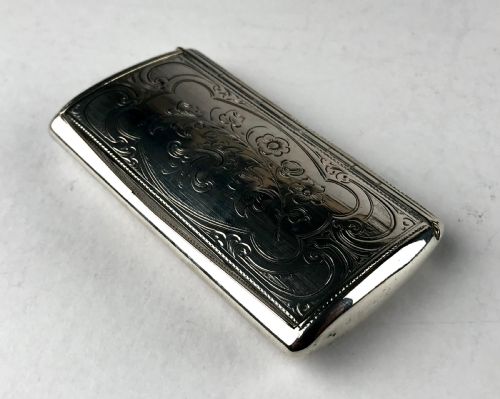 FINE ANTIQUE SOLID SILVER SNUFF BOX AUSTRIA VIENNA 19TH C GEORGIAN PERIOD 75G - ADDITIONAL PHOTO 6