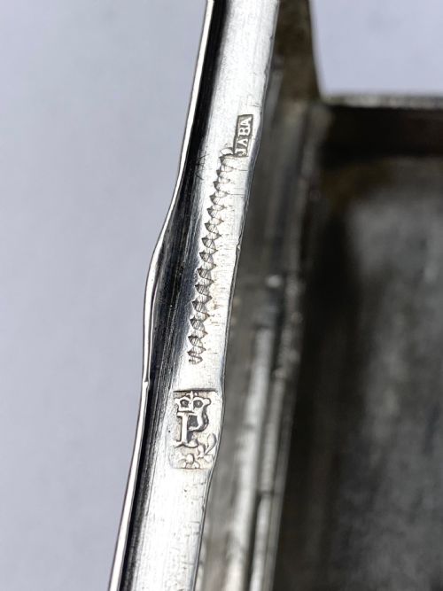 MAGNIFICENT SOLID SILVER TABLE SNUFF BOX HEAVY PORTO PORTUGAL 1853 DA SILVA 138G - ADDITIONAL PHOTO 7
