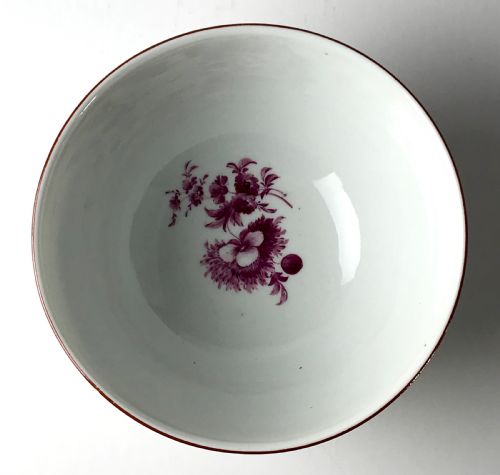 FINE 18TH C MEISSEN BOWL HAND PAINTED GERMANY 173373 - ADDITIONAL PHOTO 3