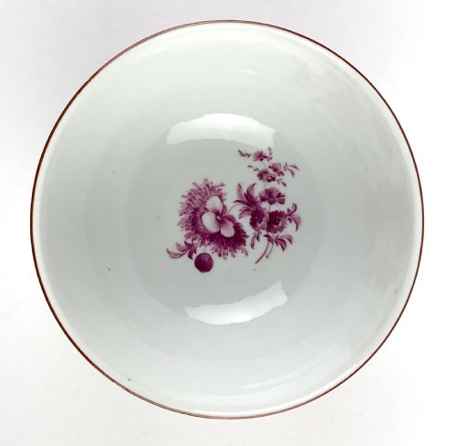 FINE 18TH C MEISSEN BOWL HAND PAINTED GERMANY 173373 - ADDITIONAL PHOTO 4