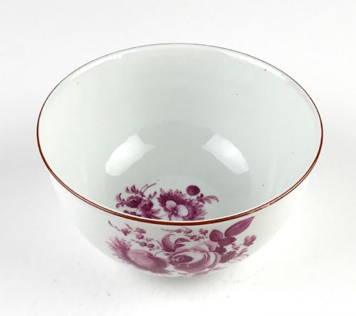 FINE 18TH C MEISSEN BOWL HAND PAINTED GERMANY 173373 - ADDITIONAL PHOTO 6