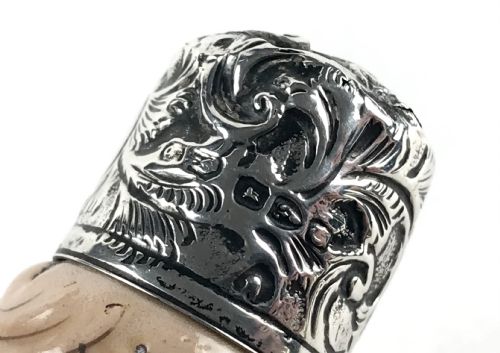 ANTIQUE ORIENTAL JAPAN CHINA SNUFF PERFUME BOTTLE SOLID SILVER LID NEWCASTLE - ADDITIONAL PHOTO 6