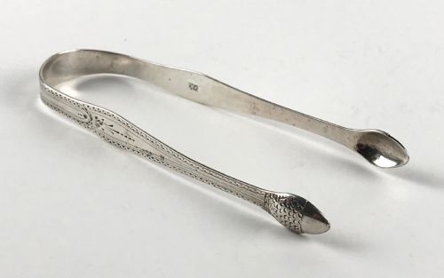 fine georgian solid silver sterling hester bateman sugar nips london 1780 18th - CATEGORY: ANTIQUE SILVER - DATED GEORGIAN