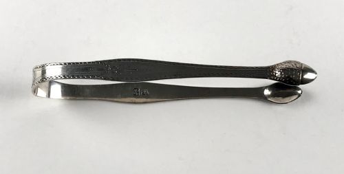 FINE GEORGIAN SOLID SILVER STERLING HESTER BATEMAN SUGAR NIPS LONDON 1780 18TH - ADDITIONAL PHOTO 5